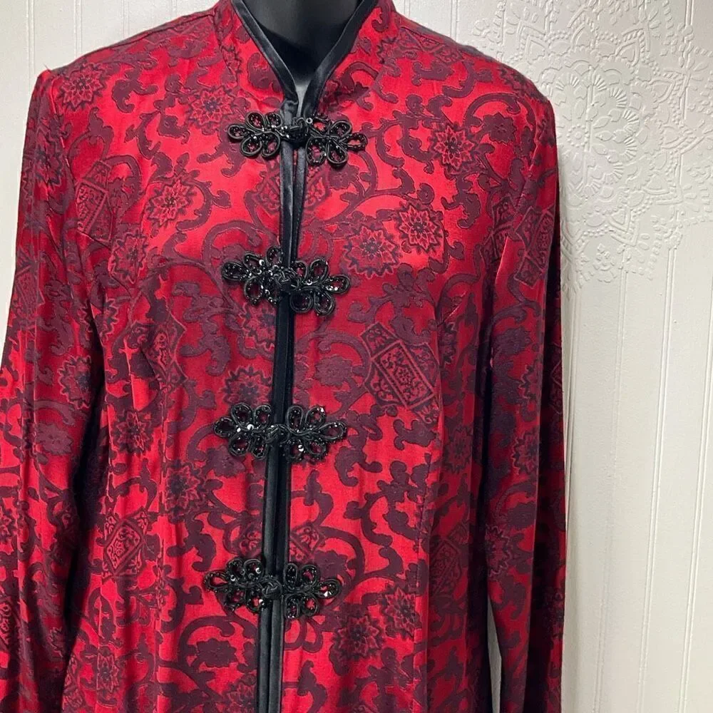 VINTAGE R & M RICHARDS Satin Robe - Picture 2 of 5